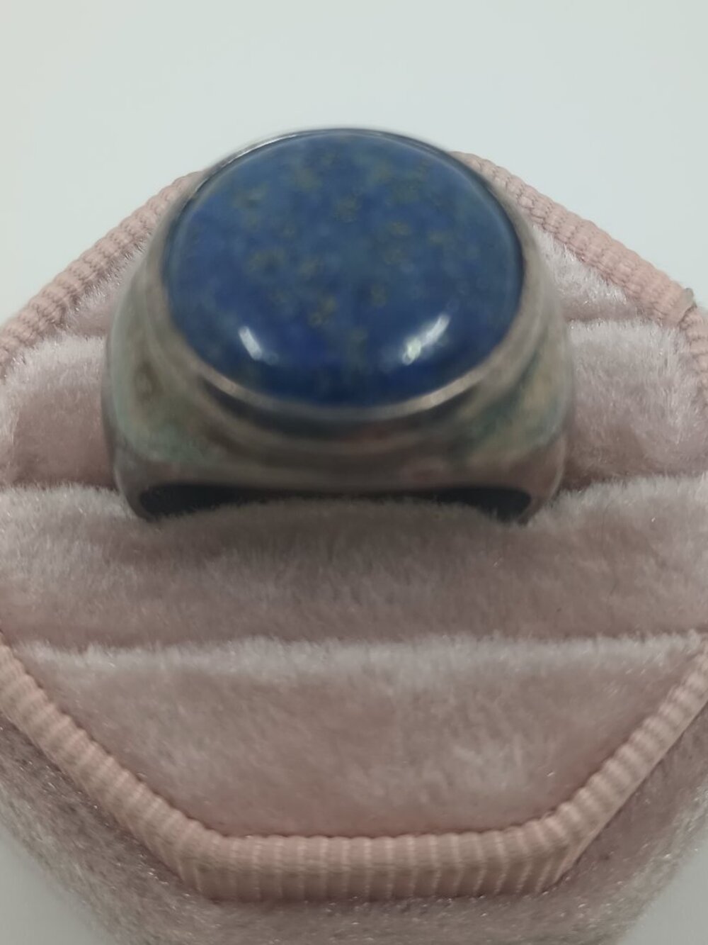Vintage Ross Simmons 925 Sterling Silver Lapis Lazuli Ring Sz 10